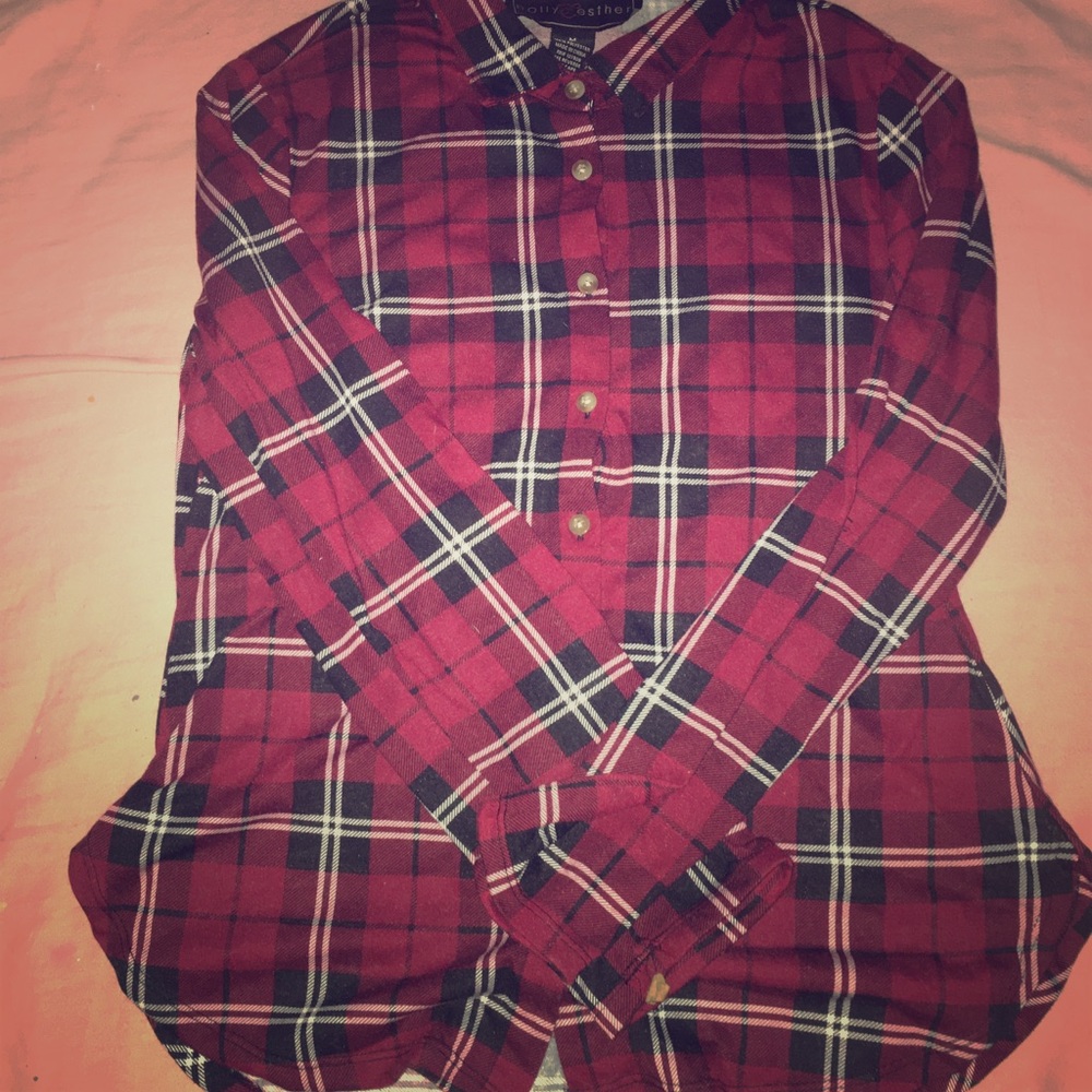 RED POLLY&ESTHER FLANNEL ❤️